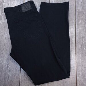 Adriano Goldschmied Pants Mens 36x36 Black The Protege Straight Leg Stretch Pant